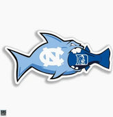 UNC>Duke/State Rival Fish Auto Magnet
